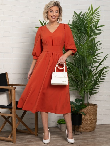 Платье Мадлен (оранжевое)