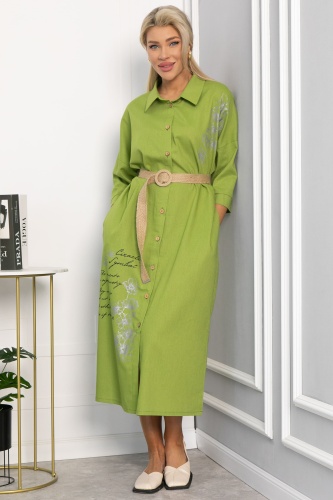 Платье Мирослава (лайм)