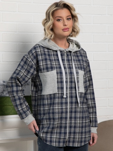 Рубашка Больше чем стиль НЬЮ (синяя)