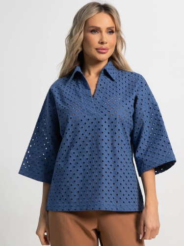 Блуза Ветерок (синяя)