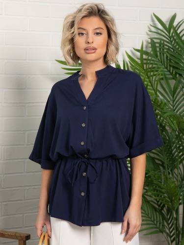 Блуза Мариша НЬЮ (синяя)