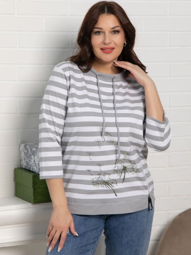 Блуза Кэролл (серая)