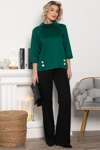 Джемпер Эдельвейс (изумруд)