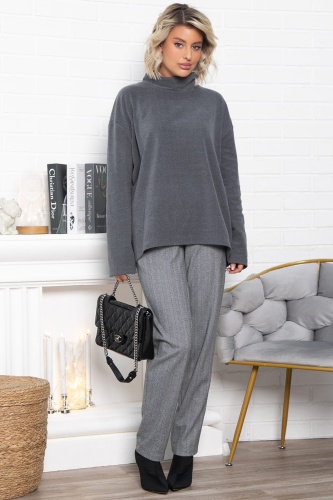 Брюки зауженные Диксон (серые)