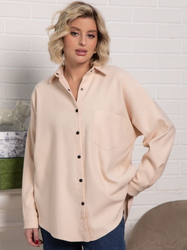 Рубашка Загадочная девушка (бежевая)
