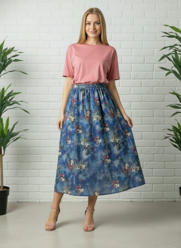 Юбка Льюис (синяя)
