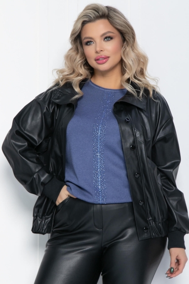 Джемпер Зимний вечер (темно-синий) Б12410-20 Джемпер Зимний вечер (темно-синий) Б12410-20