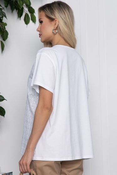 Блуза Радмила (белая) Б10429