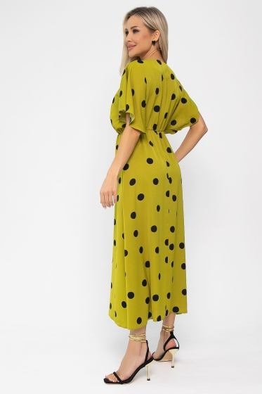 Платье Летнее настроение (зеленое яблоко) П13729-7М