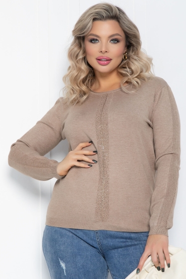 Джемпер Зимний вечер (темно-бежевый) Б12411-20 Джемпер Зимний вечер (темно-бежевый) Б12411-20