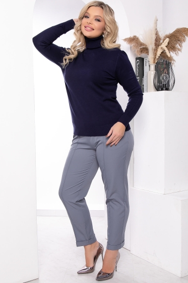 Водолазка Зимняя история (темно-синяя) Б14536-20М