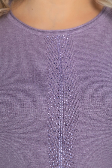 Джемпер Зимний вечер (лиловый) Б12413-20