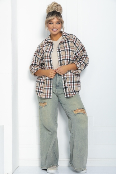 Рубашка Золушка НЬЮ (бежевая) Б11868