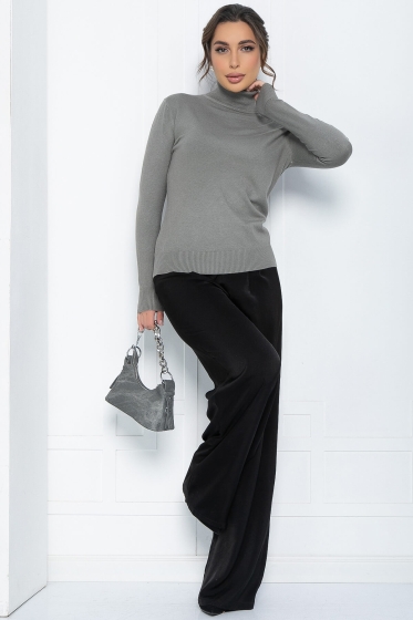 Водолазка "Зимняя история" (хаки) Б12086