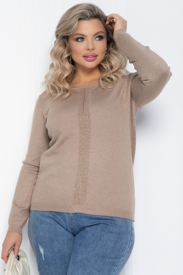 Джемпер Зимний вечер (темно-бежевый) Б12411-20 Джемпер Зимний вечер (темно-бежевый) Б12411-20