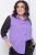 Блуза "Дженис" (сирень) Б8637 Блуза "Дженис" (сирень) Б8637
