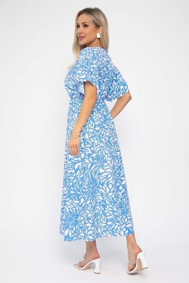 Платье Летнее настроение (голубое) П13728-7М Платье Летнее настроение (голубое) П13728-7М
