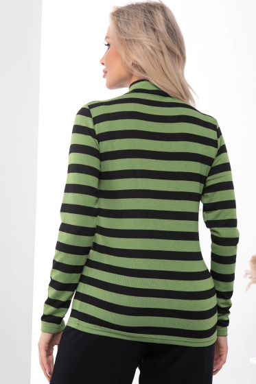 Водолазка "Афина" (блэк энд грин) Б7400