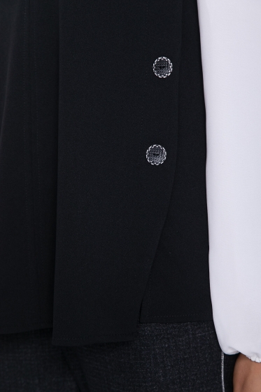 Жилет Современный стиль (черный) Б12073