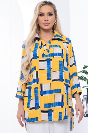 Рубашка "Классика времени" (геометрия) Б6727