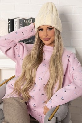 Шапка двухслойная Зимние деньки (айвори) Ш23-4М