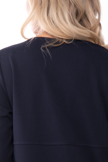 Платье "Уверенный шаг" П7265 (Темно-синее)