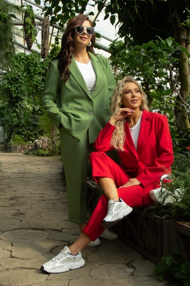 Брюки Арли (красные) Б13516-33М