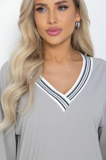 Джемпер Камилла (серо-бежевые) Б11861