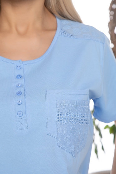 Блуза Рената (джинс) Б10427