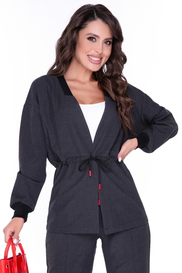 Жакет "На стиле" (серый) Б2579